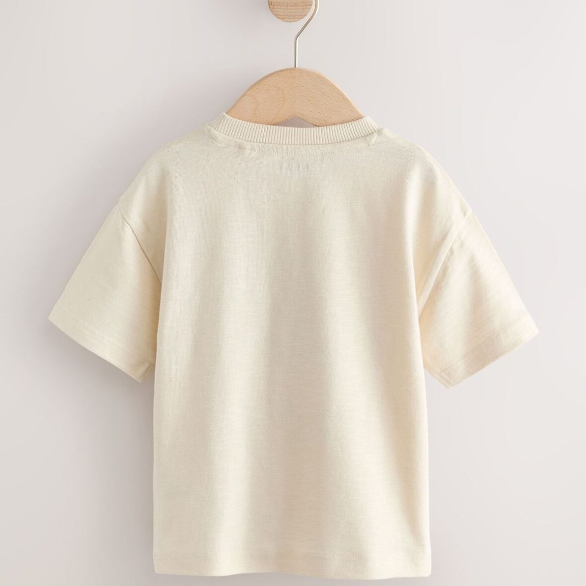 White Neutral Diggers Short Sleeve Appliqué T-Shirt 33