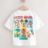 White Printed Mickey Mouse Short Sleeve T-Shirt 2