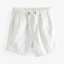 White Pull On Shorts 4