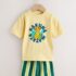 Yellow Lion King Short Sleeve T-Shirt & Shorts Set 1