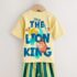 Yellow Lion King Short Sleeve T-Shirt & Shorts Set 2