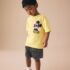 Yellow Mickey Mouse Short Sleeve T-Shirt 2