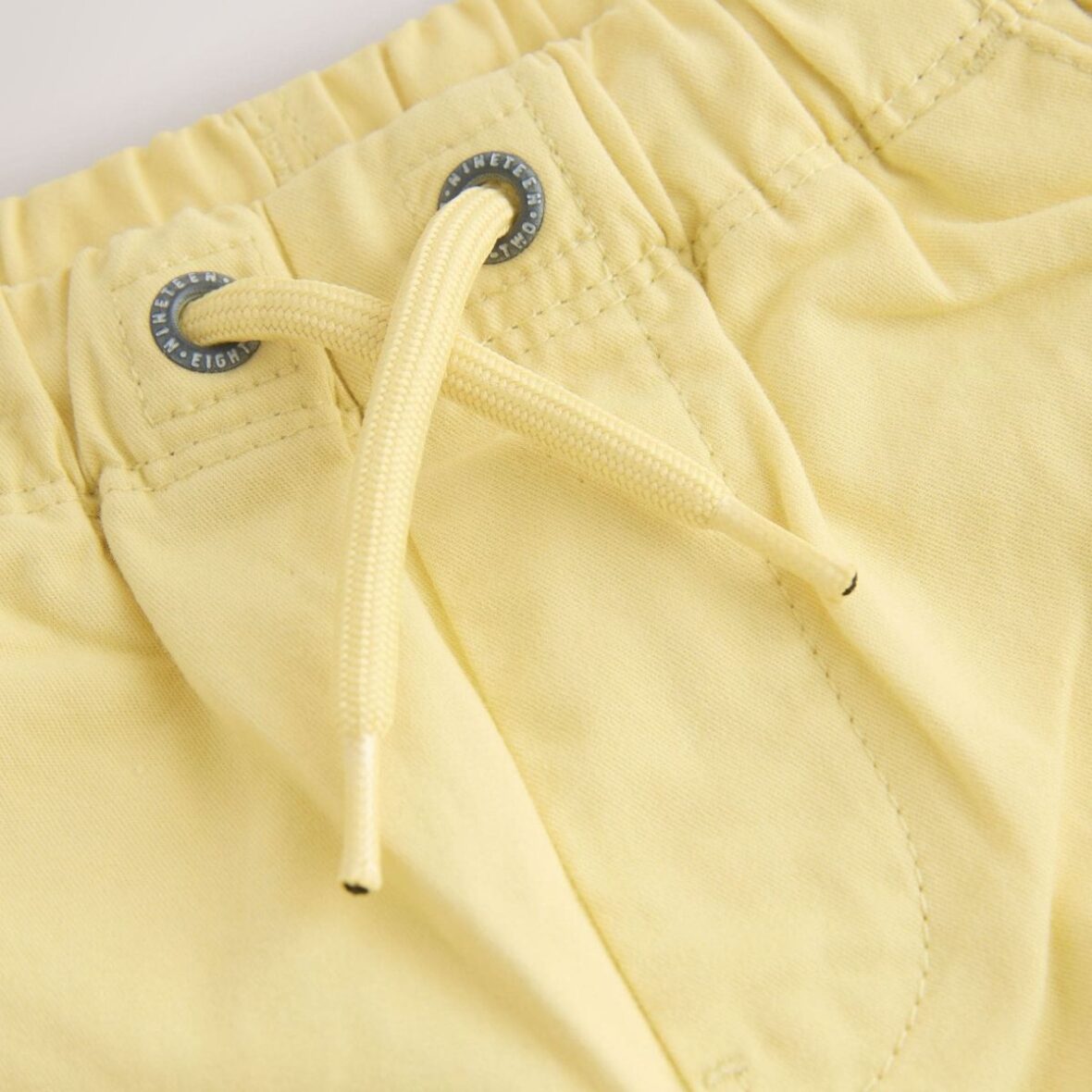 Yellow Pull On Shorts 3