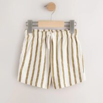 Yellow Textured Shorts 3
