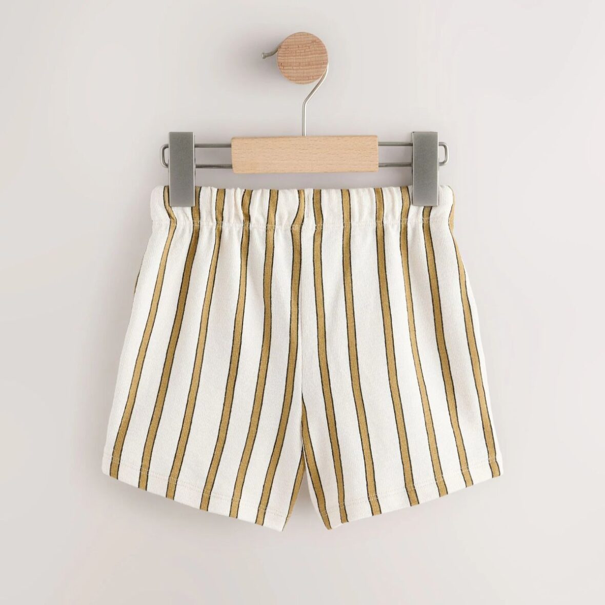 Yellow Textured Shorts 2