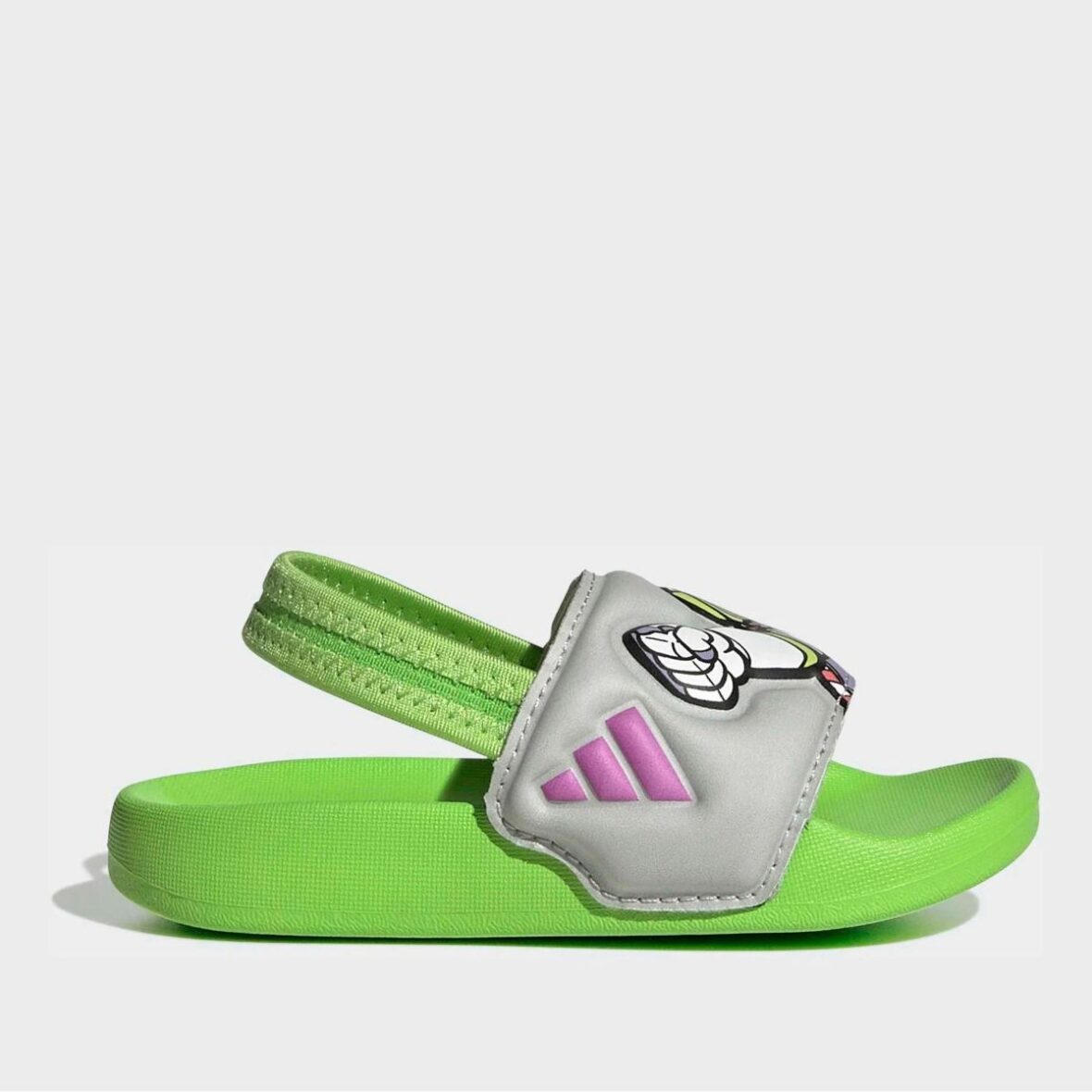 Adidas Disney Pixar Toy Story Adilette Estrap Infants Slides – Buzz Lightyear (Green/Purple)