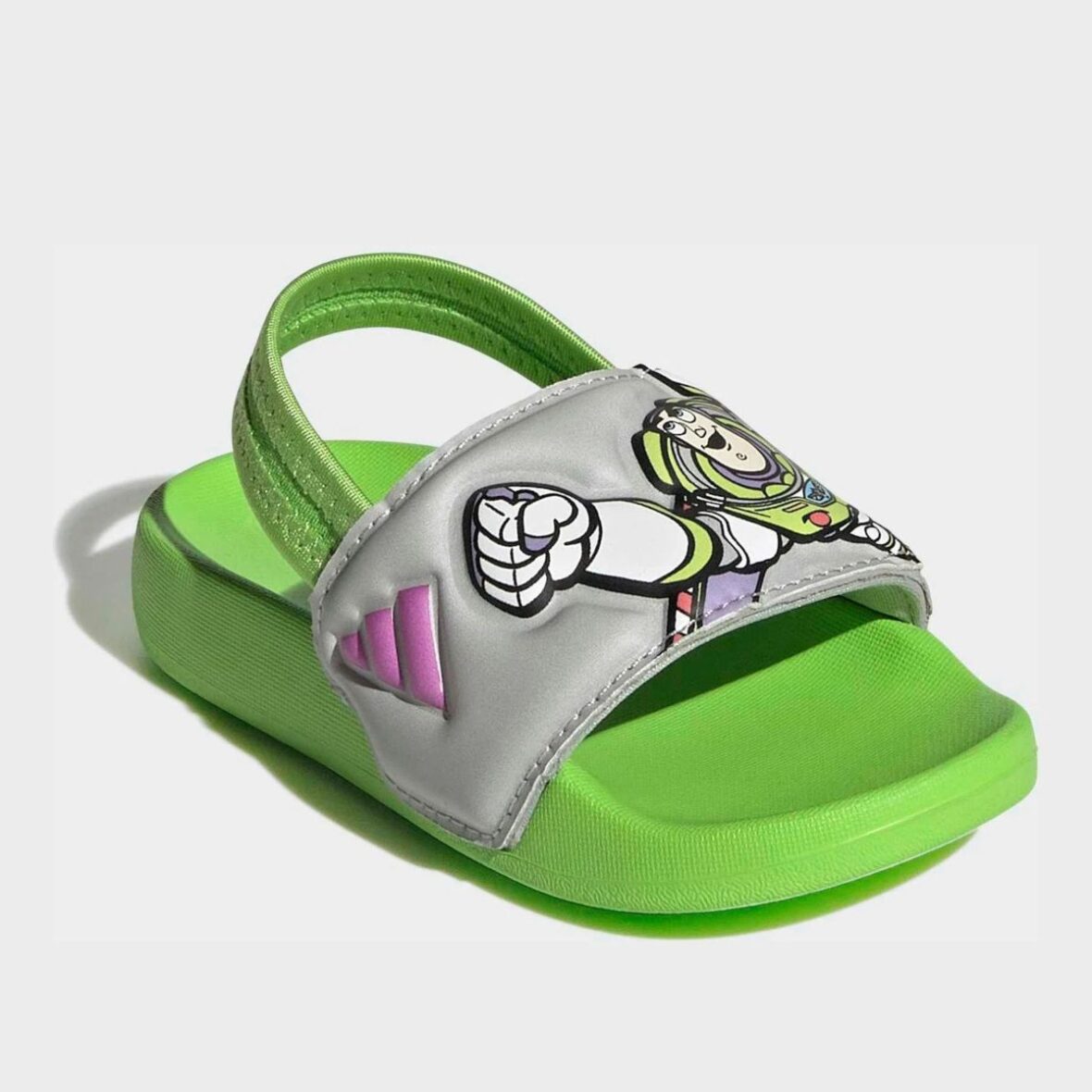 adidas Green Adilette Estrap Infant Buzz Sandals Green 3