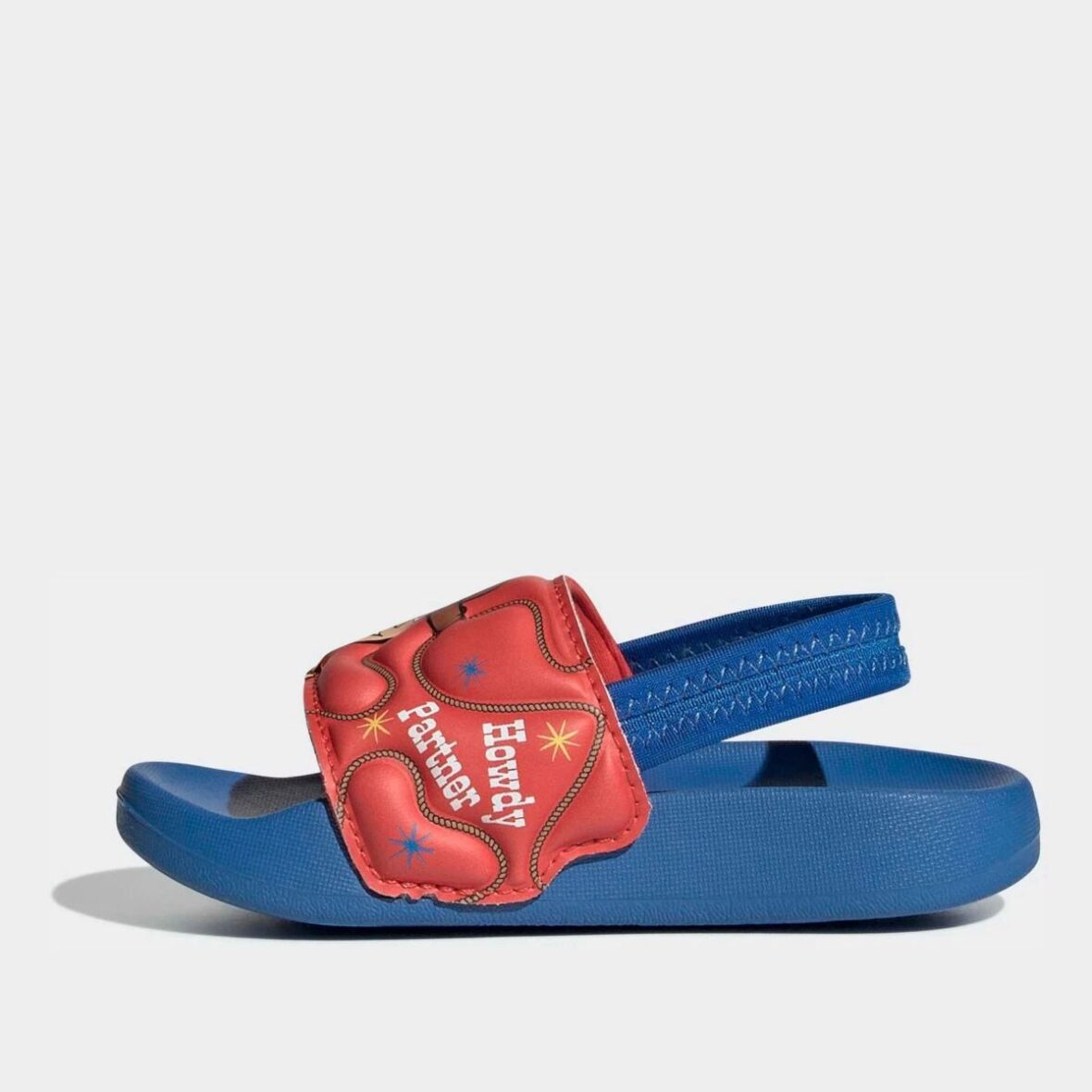 adidas Green Adilette Estrap Infant Buzz Sandals Red 2