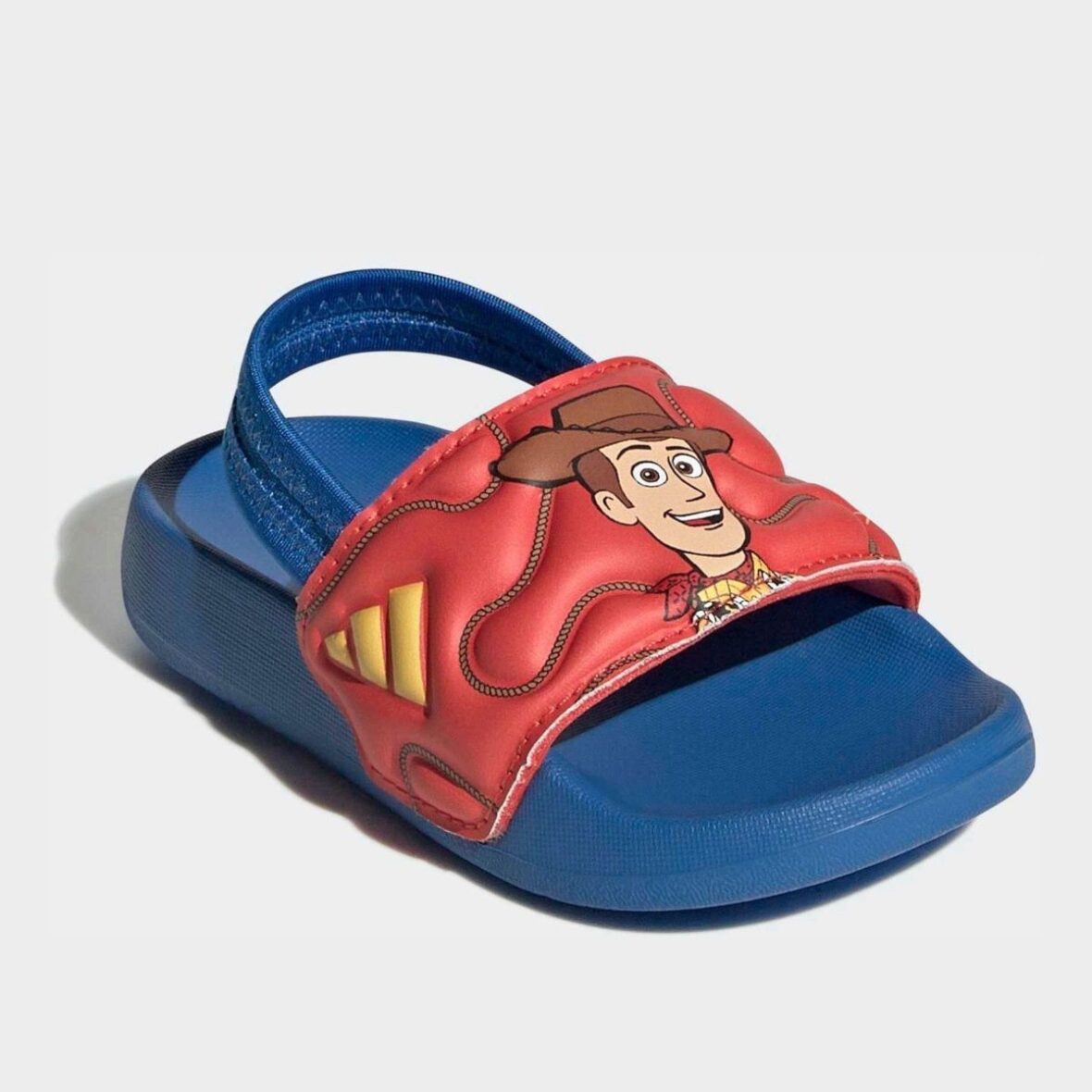 adidas Green Adilette Estrap Infant Buzz Sandals Red 3