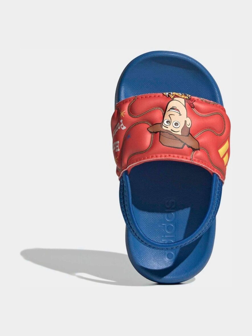 adidas Green Adilette Estrap Infant Buzz Sandals Red 5