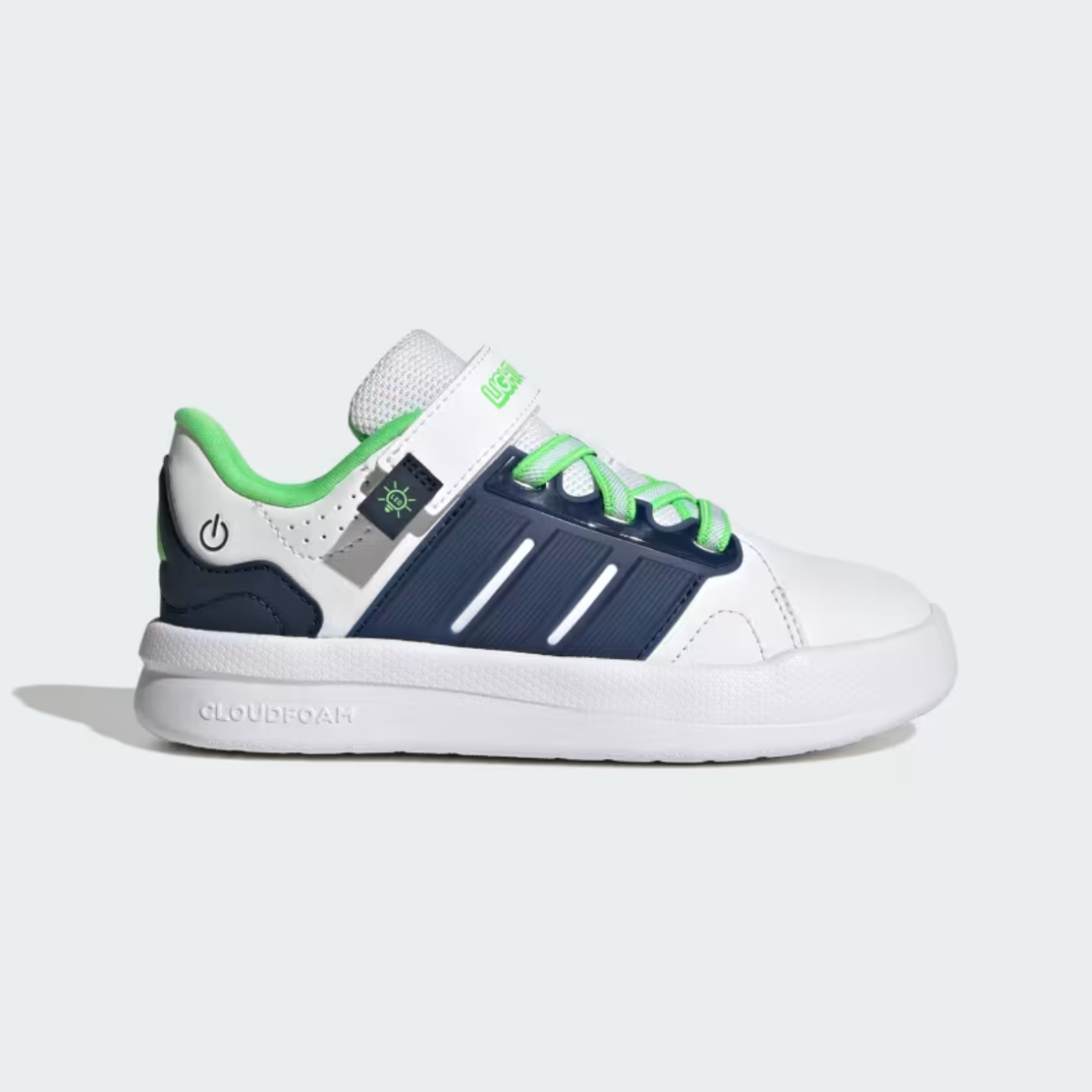 Adidas Lightorama Court Shoes Children | White/green