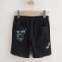 Black Print Regular Fit Shorts 2