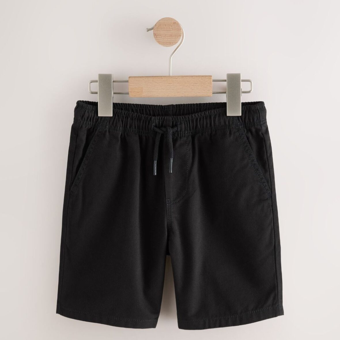 Black Regular Fit Shorts (3-16yrs)