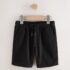 Black Regular Fit Shorts 2