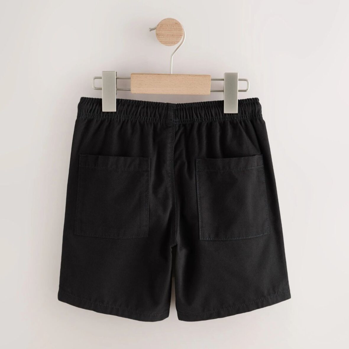 Black Regular Fit Shorts 3
