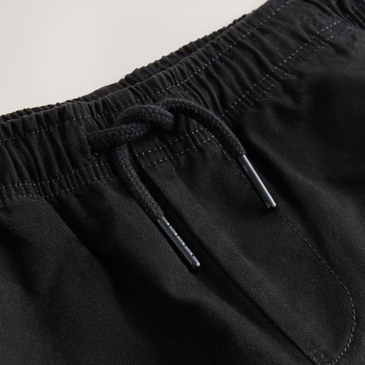 Black Regular Fit Shorts 4
