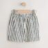 Black/White Stripe Textured Shorts 2
