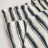 Black/White Stripe Textured Shorts 3