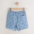 Blue Gingham Pull On Loose Denim Shorts 3