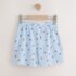 Blue Gingham Textured Shorts 1