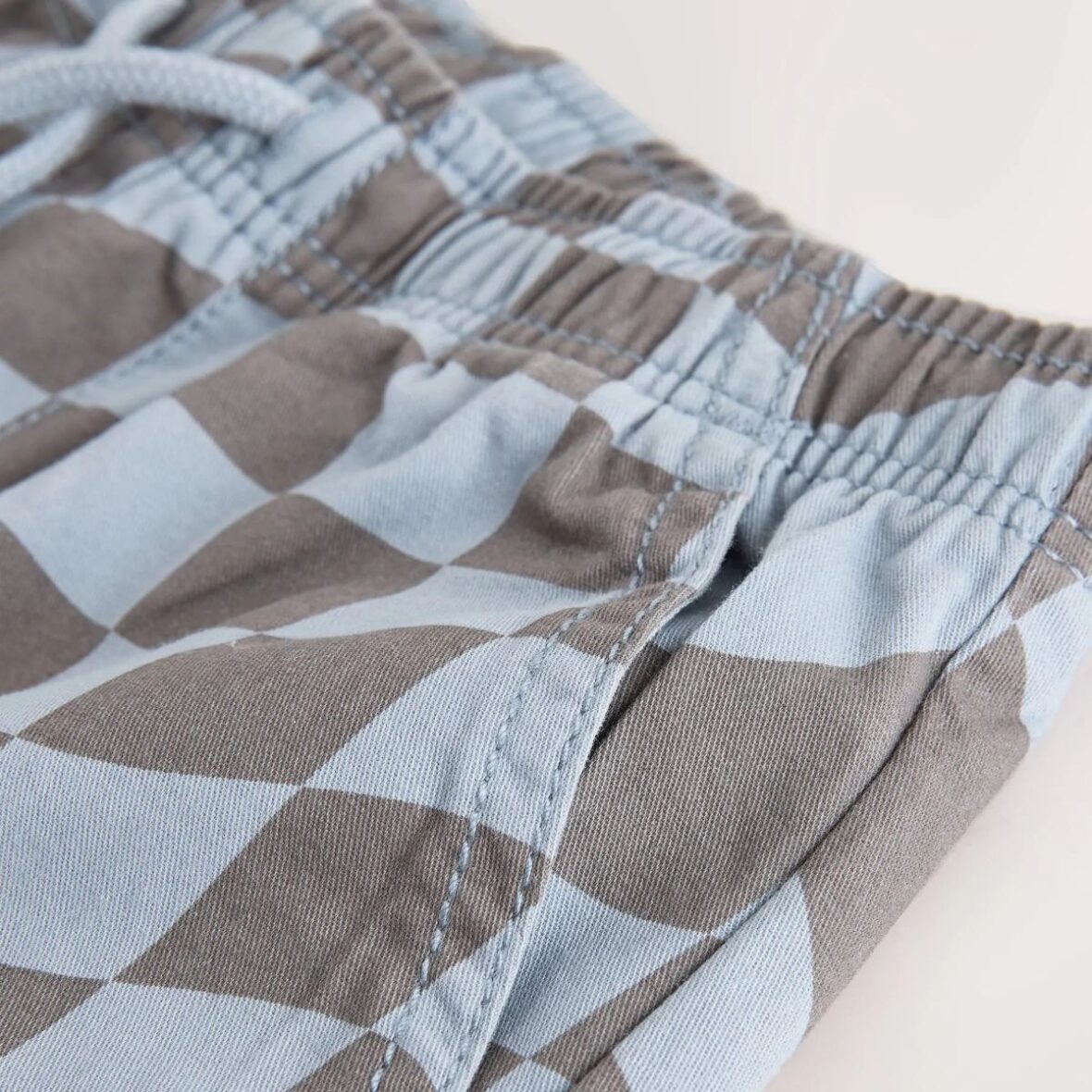 Blue Grey Regular Fit Shorts 4
