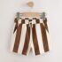 Brown/Cream Jersey Shorts 3 Pack 2