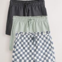 Charcoal Checkerboard Jersey Shorts 3 Pack 3