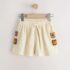 Cream Crochet Pocket Shorts 2