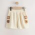 Cream Crochet Pocket Shorts 3