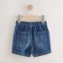 Dark Blue Pull On Loose Denim Shorts 2