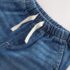 Dark Blue Pull On Loose Denim Shorts 4