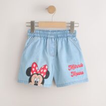 Disney Minnie Mouse Denim Pull On Denim Shorts 1