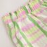 Green/Pink Check Textured Shorts 2