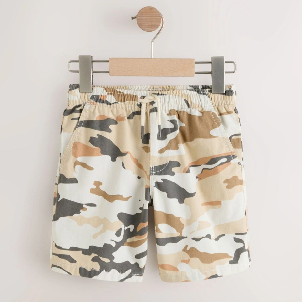 Grey/Ecru Regular Fit Shorts (3-16yrs)