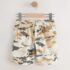 Grey/Ecru Regular Fit Shorts 4