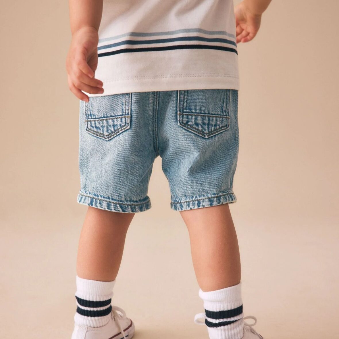 Light Blue Denim Shorts 2