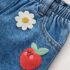 Mid Blue Denim Fruit Character Pull On Denim Shorts 1