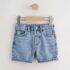 Mid Blue Denim Shorts 4