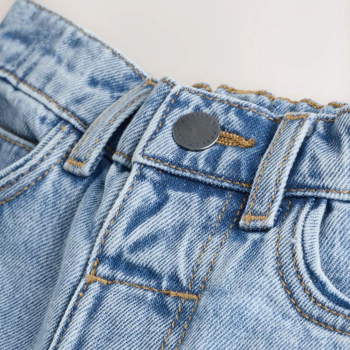 Mid Blue Denim Shorts 4