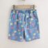 Mid Blue Denim Star Pull On Loose Denim Shorts 1