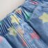 Mid Blue Denim Star Pull On Loose Denim Shorts 2