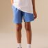 Mid Blue Regular Fit Shorts 3