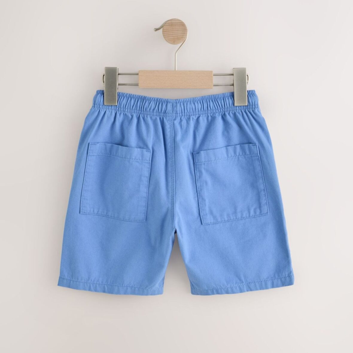 Mid Blue Regular Fit Shorts 3
