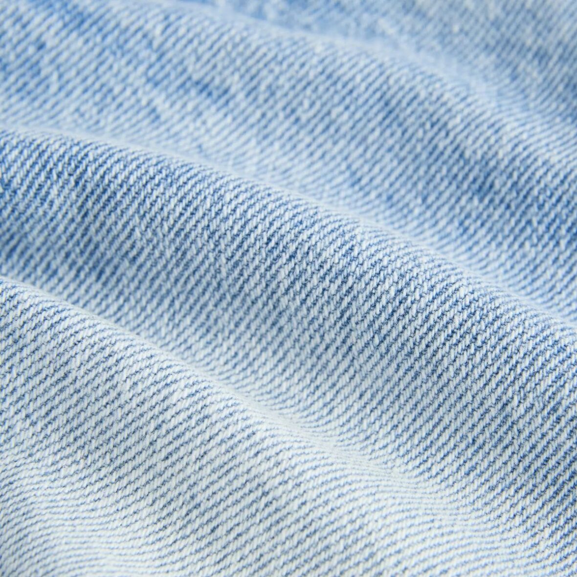 Mid Blue Regular Length Frayed Edge Denim Shorts 4