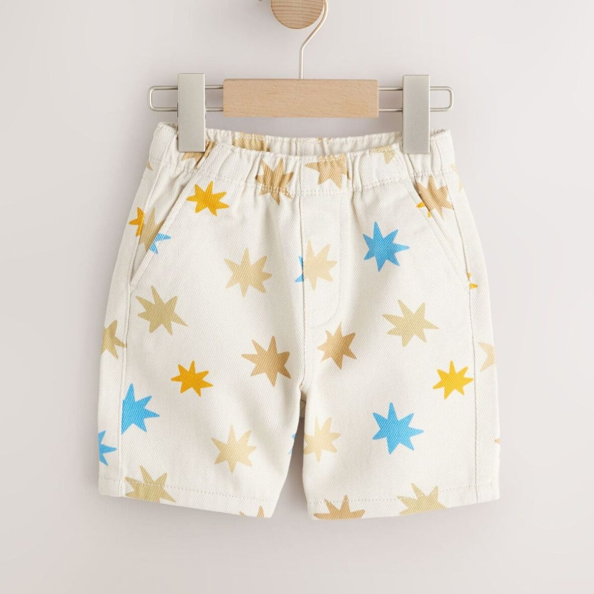 Multi Star Print Pull On Bermuda Shorts (3mths-7yrs)
