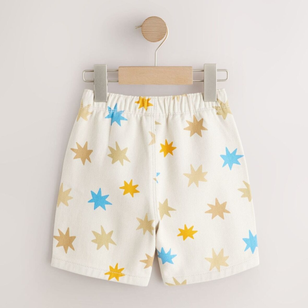 Multi Star Print Pull On Bermuda Shorts 2