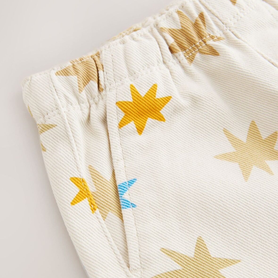 Multi Star Print Pull On Bermuda Shorts 4
