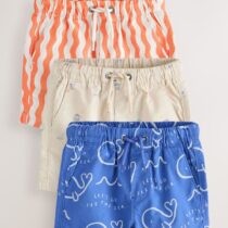 Nautical Sea Pull On Shorts 3 Pack 4