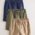 Navy/Khaki/Tan 3 Pack Shorts 5