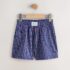 Navy/Red Stripe Textured Shorts 1